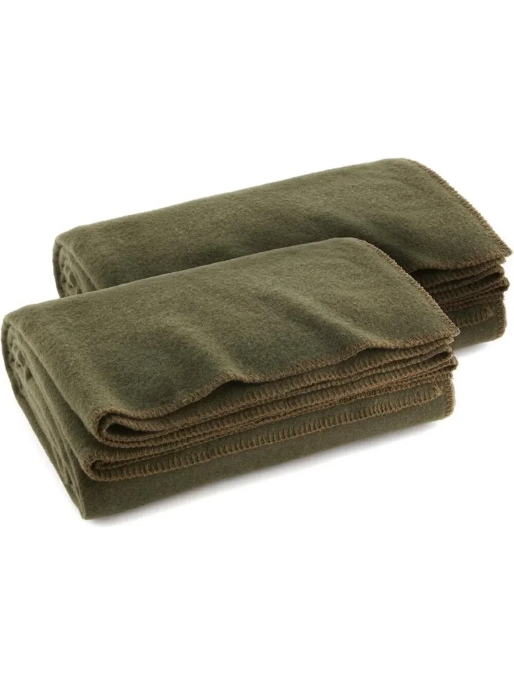 Warm Fire Retardant Survival Blanket - Heavy-Duty 80% Wool, 66